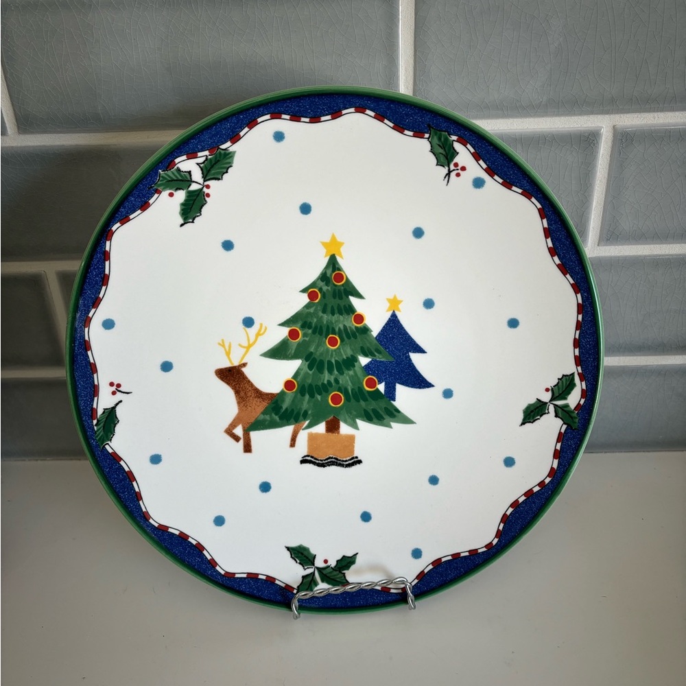 Mikasa Christmas Glow Dinner Plate